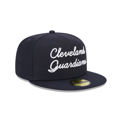 New Era Cleveland Guardians Fairway Script 2023 59FIFTY Fitted Hat