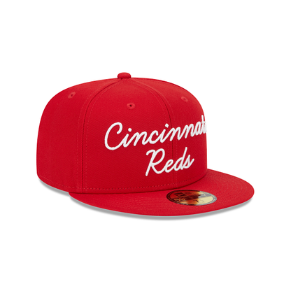 New Era Cincinnati Reds Fairway Script 2023 59FIFTY Fitted Hat