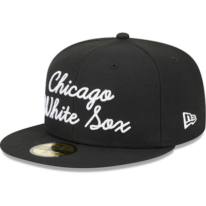 New Era Chicago White Sox Fairway Script 2023 59FIFTY Fitted Hat