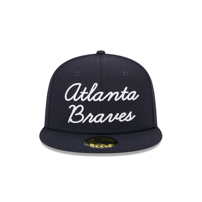 New Era Atlanta Braves Fairway Script 2023 59FIFTY Fitted Hat