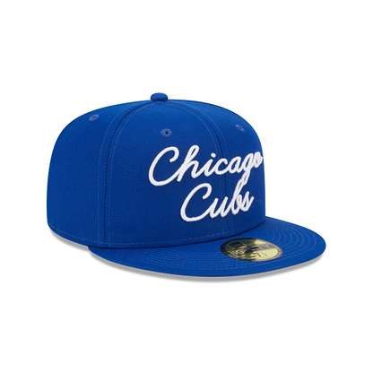 New Era Chicago Cubs Fairway Script 2023 59FIFTY Fitted Hat