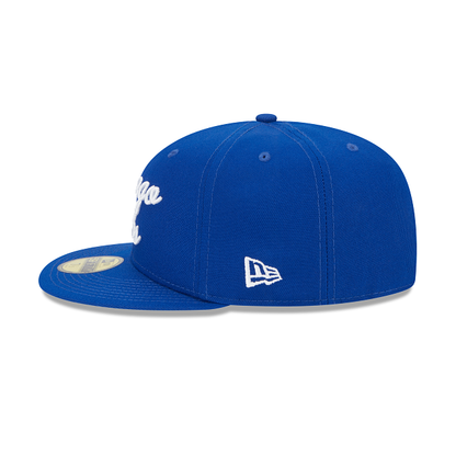 New Era Chicago Cubs Fairway Script 2023 59FIFTY Fitted Hat