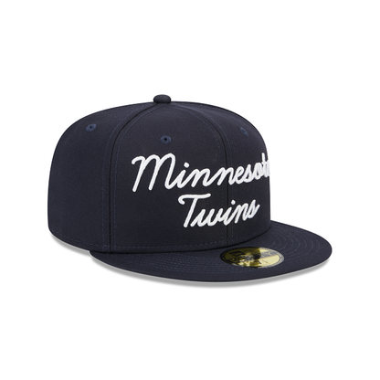 New Era Minnesota Twins Fairway Script 2023 59FIFTY Fitted Hat