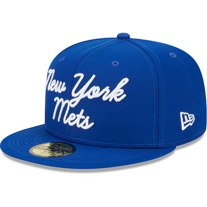 New Era New York Mets Fairway Script 2023 59FIFTY Fitted Hat