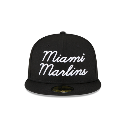 New Era Miami Marlins Fairway Script 2023 59FIFTY Fitted Hat