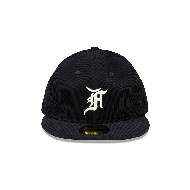 Fear of God Essentials Corduroy Navy 59FIFTY Fitted Hat