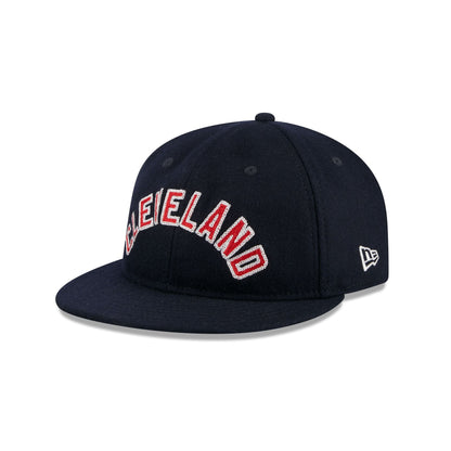 Cleveland Guardians Melton Wool Retro Crown 9FIFTY Strapback Hat