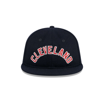 Cleveland Guardians Melton Wool Retro Crown 9FIFTY Strapback Hat