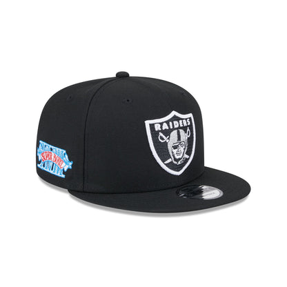 Alpha Industries x Las Vegas Raiders Black 9FIFTY Snapback Hat