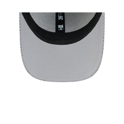 Detroit Lions 2024 Sideline Gray 39THIRTY Stretch Fit Hat