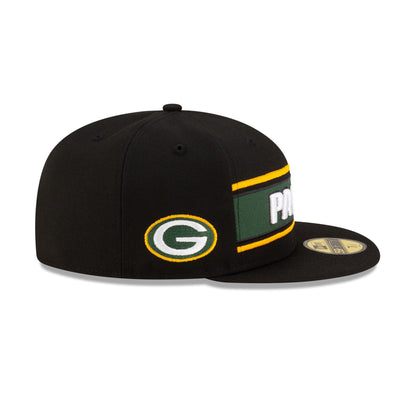 Green Bay Packers 2024 Sideline Black 59FIFTY Fitted Hat
