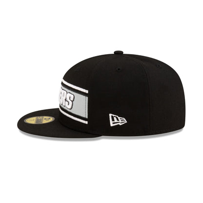 Las Vegas Raiders 2024 Sideline Black 59FIFTY Fitted Hat