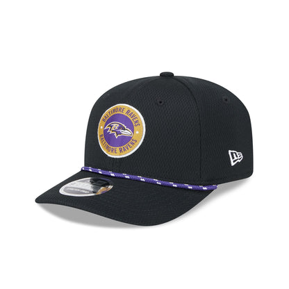 Baltimore Ravens 2024 Sideline 9SEVENTY Stretch-Snap Hat