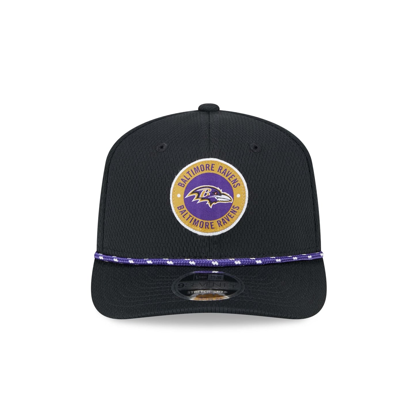 Baltimore Ravens 2024 Sideline 9SEVENTY Stretch-Snap Hat