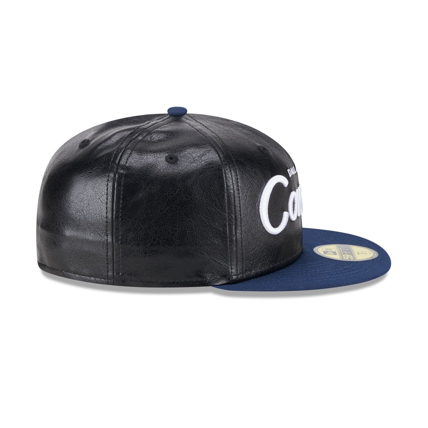 Dallas Cowboys Faux Leather Crown 59FIFTY Fitted Hat