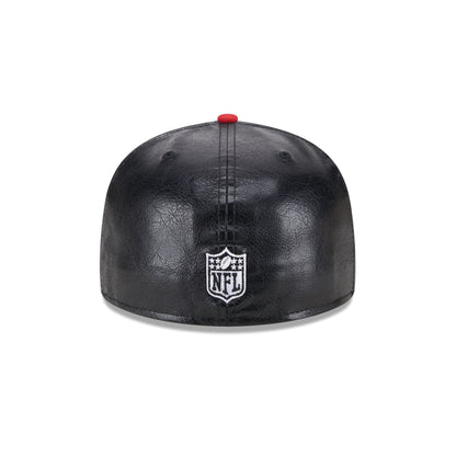 San Francisco 49ers Faux Leather Crown 59FIFTY Fitted Hat