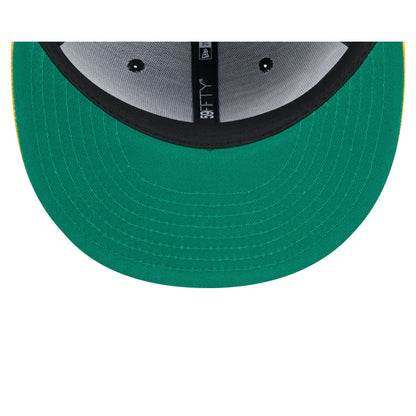 Pittsburgh Steelers Faux Leather Crown 59FIFTY Fitted Hat