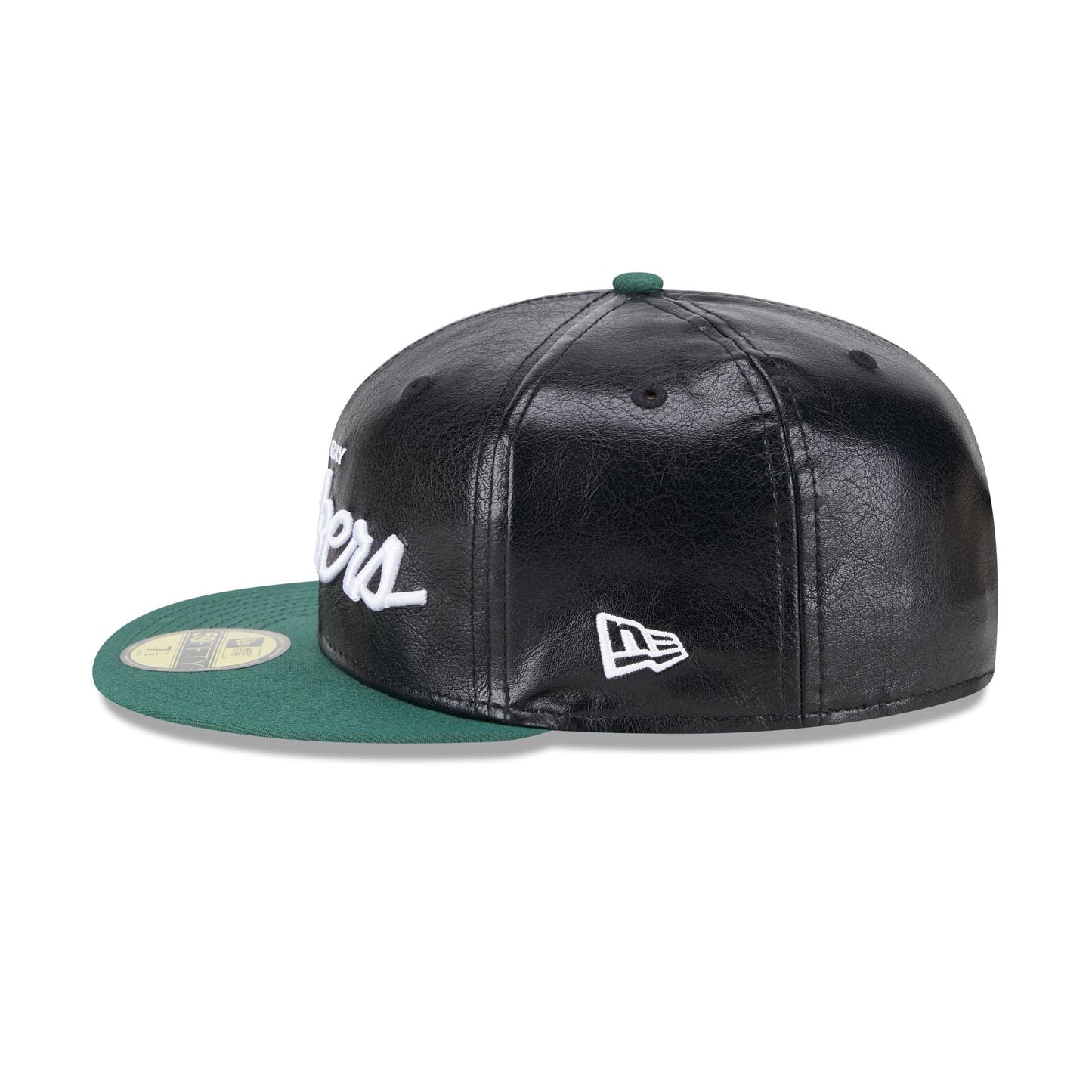 Green Bay Packers Faux Leather Crown 59FIFTY Fitted Hat