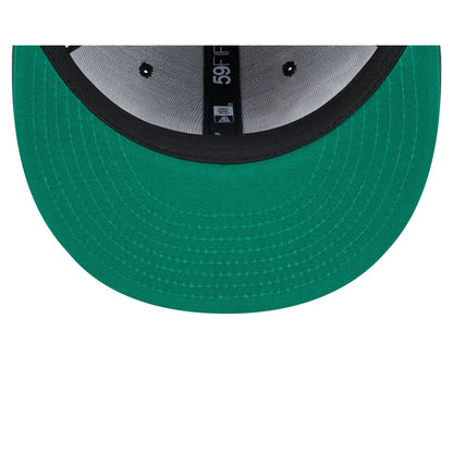 Green Bay Packers Faux Leather Crown 59FIFTY Fitted Hat