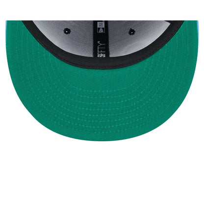 NFL Oilers Faux Leather Crown 59FIFTY Fitted Hat