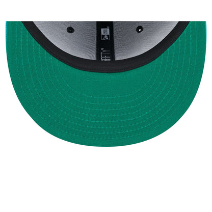 Miami Dolphins Faux Leather Crown 59FIFTY Fitted Hat