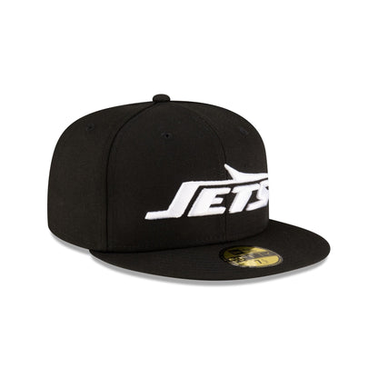 New York Jets Basic Black 59FIFTY Fitted Hat