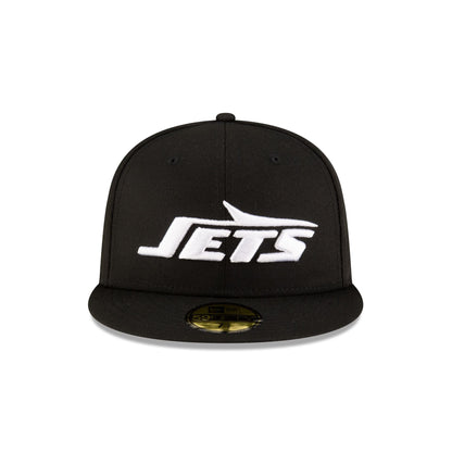 New York Jets Basic Black 59FIFTY Fitted Hat