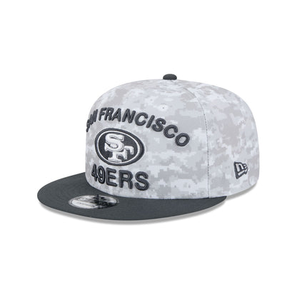 San Francisco 49ers 2024 Salute to Service 9FIFTY Snapback Hat