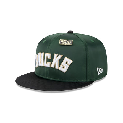 Milwaukee Bucks Spring Satin 59FIFTY Fitted Hat