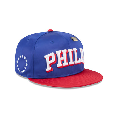Philadelphia 76ers Spring Satin 59FIFTY Fitted Hat