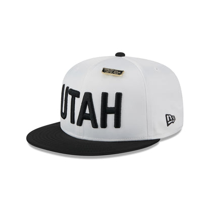 Utah Jazz Spring Satin 59FIFTY Fitted Hat