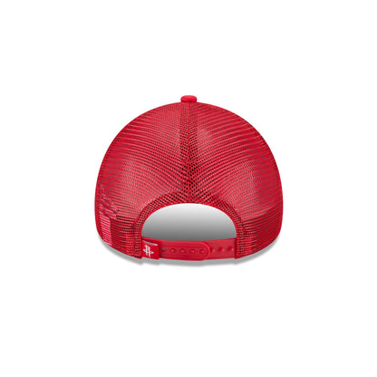 Houston Rockets Distressed 9FORTY A-Frame Trucker Hat