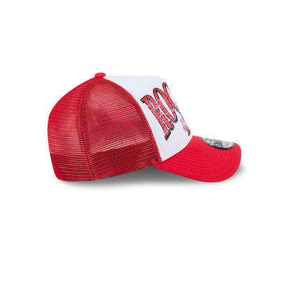 Houston Rockets Distressed 9FORTY A-Frame Trucker Hat