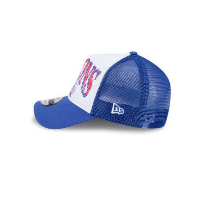 Detroit Pistons Distressed 9FORTY A-Frame Trucker Hat