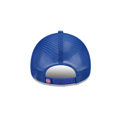 Detroit Pistons Distressed 9FORTY A-Frame Trucker Hat