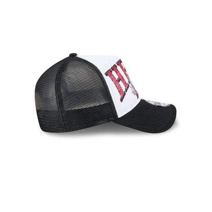 Miami Heat Distressed 9FORTY A-Frame Trucker Hat