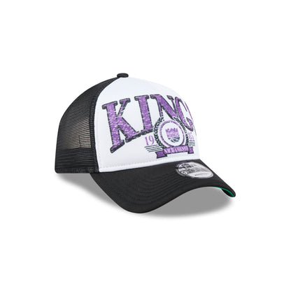 Sacramento Kings Distressed 9FORTY A-Frame Trucker Hat