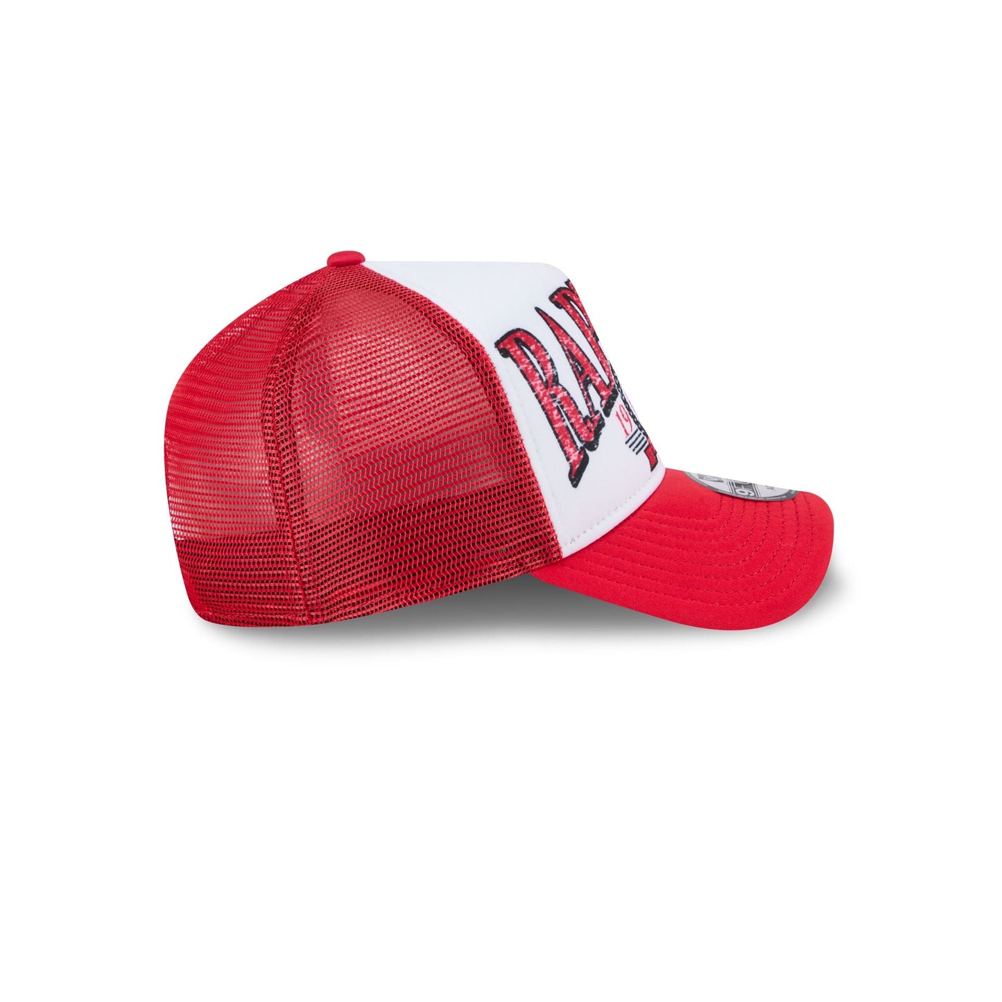 Toronto Raptors Distressed 9FORTY A-Frame Trucker Hat
