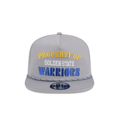 Golden State Warriors Vintage Gray Rope Golfer Hat