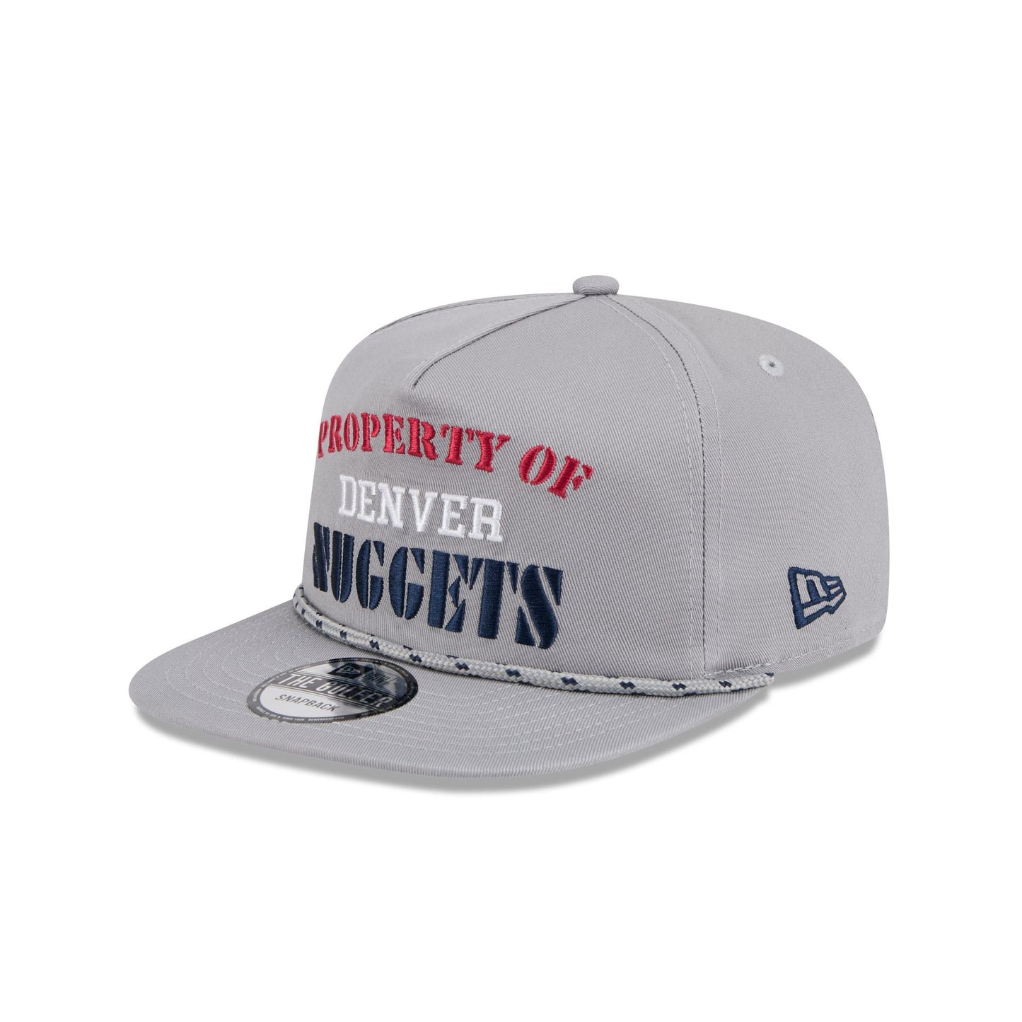 Denver Nuggets Vintage Gray Rope Golfer Hat