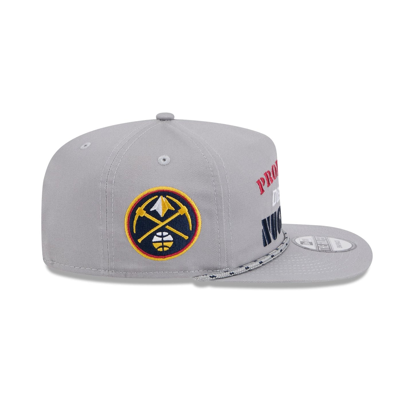 Denver Nuggets Vintage Gray Rope Golfer Hat