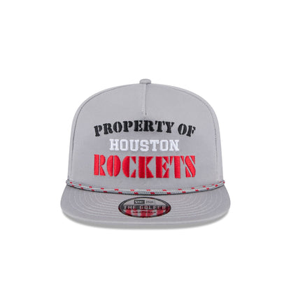 Houston Rockets Vintage Gray Rope Golfer Hat