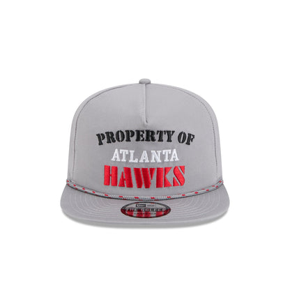 Atlanta Hawks Vintage Gray Rope Golfer Hat