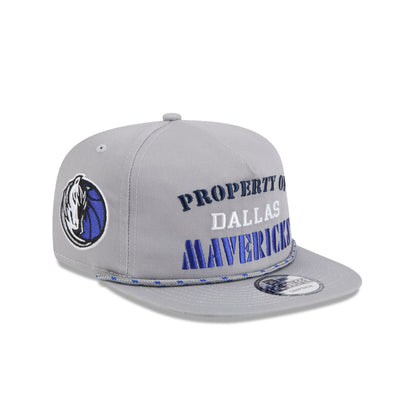 Dallas Mavericks Vintage Gray Rope Golfer Hat