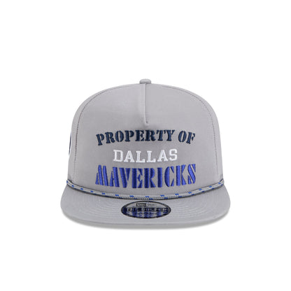 Dallas Mavericks Vintage Gray Rope Golfer Hat