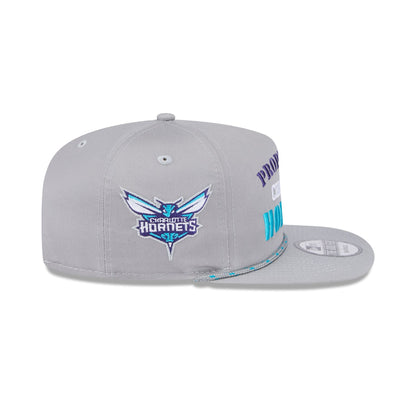 Charlotte Hornets Vintage Gray Rope Golfer Hat