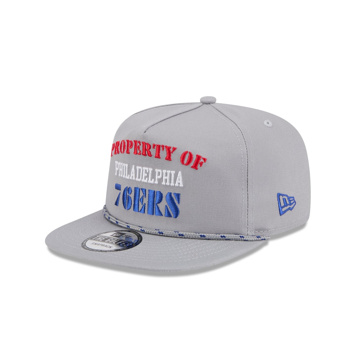 Philadelphia 76ers Vintage Gray Rope Golfer Hat