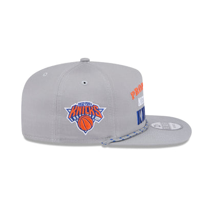 New York Knicks Vintage Gray Rope Golfer Hat