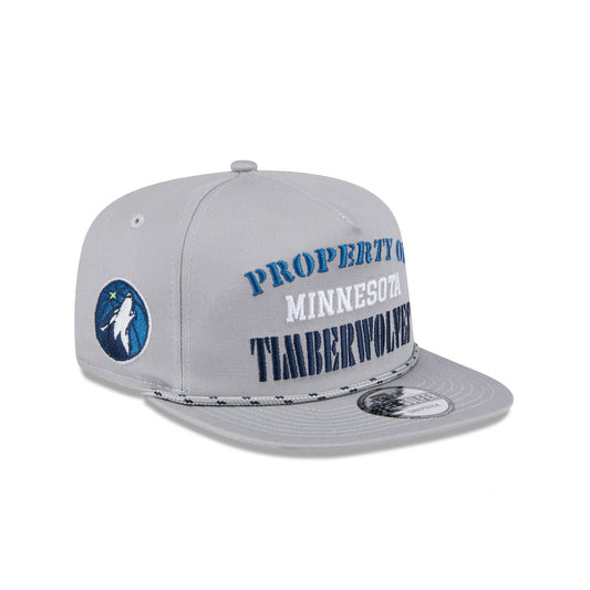 Minnesota Timberwolves Vintage Gray Rope Golfer Hat