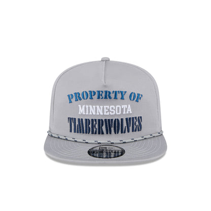 Minnesota Timberwolves Vintage Gray Rope Golfer Hat